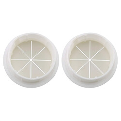 Acheter pièces 2 pouces (50mm) œillets de cordon de bureau couvercle de trou de câble pour bureau PC câble de bureau couvercle de cordon blanc