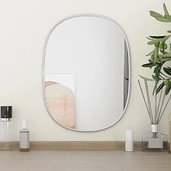 Maison Chic Miroir mural | Miroir Décoration pour Maison Salle de Bain Argenté 0x30 cm -GKD73848