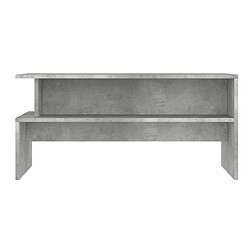 Acheter Maison Chic Table basse,Table Console Table d'appoint, Table pour salon gris béton 90x55x42,5 cm bois d'ingénierie -MN91254