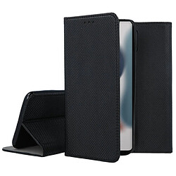 Htdmobiles Housse pour Apple iPhone 15 Plus - etui coque pochette portefeuille + film ecran - NOIR MAGNET