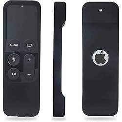 SANAG Coque En Silicone De Protection À Telecommande Fine Compatible Pour Apple Tv 4Ème Generation(Noir)