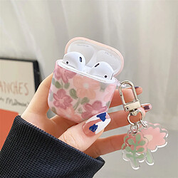 Avis GUPBOO Airpods Coque Housse Étui Protecteur Compatible pour AirPods 3-Ins rétro peinture à l'huile petite fleur