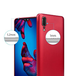 Cadorabo Coque Huawei P20 Etui en Rouge pas cher