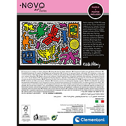 Avis Clementoni- Novo Art Series Keith Haring-1000 Pièces-Puzzle, Divertissement pour Adultes-Fabriqué en Italie, 39756