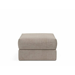 Inside 75 Pouf avec coffre CORNILA Cordufine Beige