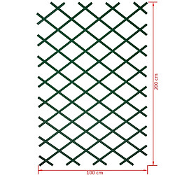 Acheter Nature Palissade de jardin 100 x 200 cm PVC Vert