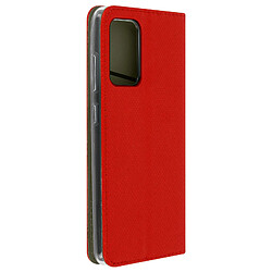 Avizar Étui Samsung Galaxy A52 et A52s Folio Porte-carte Fonction Support Rouge