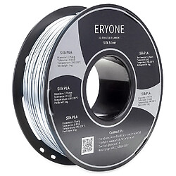 Avis None ERYONE Silk PLA Filament pour imprimante 3D 1 kg (2,2 lbs)/bobine - Argent