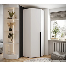 Abiks Meble Armoire Inova 1 236,7/81,7/81,7 (bianco/nero)