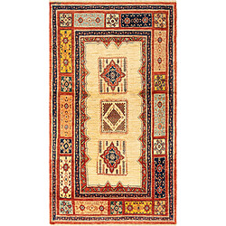 Vidal Tapis de laine 181x104 rouge Kashkuli 