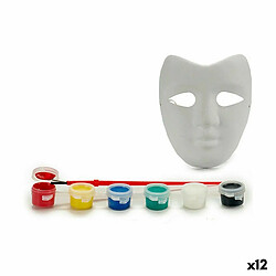 Pincello Set de peinture Blanc Masque (12 Unités)