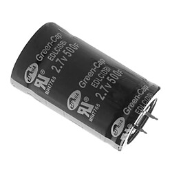 Avis 1 Pc Super Farad Condensateur 2.7V500F Automobile Condensateur De Voiture Noir 2/4 Pieds 2 Pieds