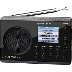 Albrecht 27370 Radio portable Noir pas cher