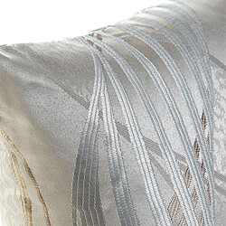 Coussin DKD Home Decor 8424001759385 Gris Polyester Aluminium Traditionnel