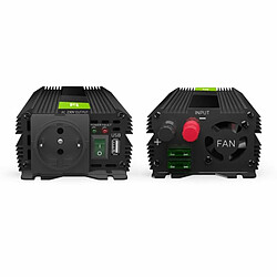 Green Cell Pro 500W/1000W 12V 220V/230V Convertisseur de Tension Voiture Solaire Modifiée Volts Sinus Power Inverter sinusoïdale DC AC, Onduleur Transformateur pas cher