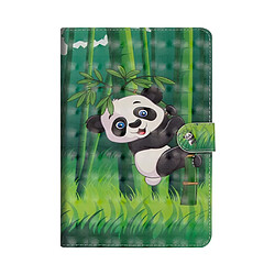 Etui en PU impression de modèle Panda avec support pour votre Huawei MediaPad T5 10