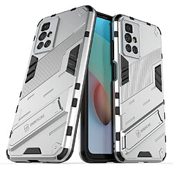 Coque en TPU antichoc, avec béquille argent pour votre Xiaomi Redmi 10 Prime/Redmi 10