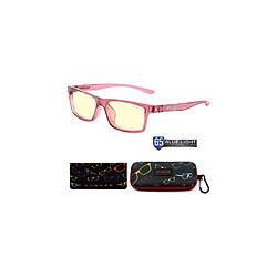 Acheter GUNNAR Lunettes anti lumière bleue enfant - CRUZ 8-12 ANS | Couleur : PINK | Teintes : AMBER (65% de filtration de la lumière bleue)