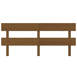 Avis Maison Chic Tête de lit scandinave,Meuble de chambre Marron miel 184x3x81 cm Bois massif de pin -MN43547