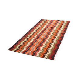 Vidal Tapis de laine 271x141 orange Jajim