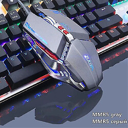 Universal MMR5 USB Wired Gaming Mouse 7 Boutons 5600dpi Optical LED Computer Mouse Game Game pour PC ordinateur portable pas cher