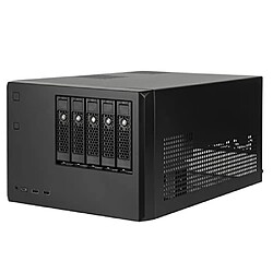 SilverStone SST-CS351B SAS-12G-/SATA-6G-NAS-Gehäuse avec 5 Einschüben