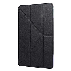 Etui en PU origami en soie avec support noir pour votre Apple iPad Mini (2019) 7.9 pouces