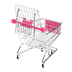 Avis Le stockage miniature de chariot de supermarché Handcart badine des jouets Rose rouge