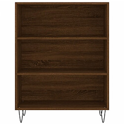 Acheter vidaXL Buffet chêne marron 69,5x32,5x180 cm bois d'ingénierie