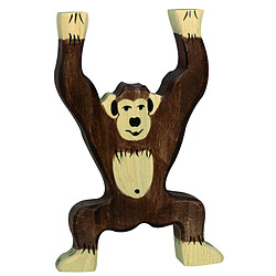 Figurine Holztiger Chimpanzé debout 