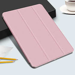 Wewoo Housse Étui Coque en cuir magnétique avec pince double face à rabat horizontal ultra-mince pour iPad Pro 11 pouces 2018avec support rabattable et fonction veille / réveil or rose