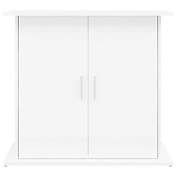 Acheter vidaXL Support d'aquarium blanc brillant 81x36x73 cm bois d'ingénierie