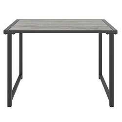 Avis Maison Chic Table de jardin | Table d'extérieur anthracite 55x40x37 cm acier -GKD49394