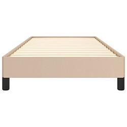 Acheter vidaXL Cadre de lit sans matelas cappuccino 90x200 cm similicuir