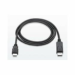 Techly Câble de moniteur DisplayPort/HDMI, M/M, noir, 2m