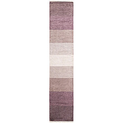 Vidal Tapis de couloir en laine 401x79 brun Darya