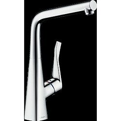 Mitigeur de cuisine HANSGROHE Metris M71 , 1 jet chromé - 14822000