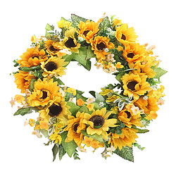 Guirlande de fleurs artificielles décorations de porte guirlande tournesol pas cher