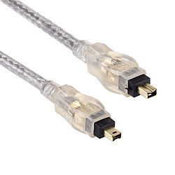 Acheter Wewoo Câble or Haute qualité Firewire IEEE 1394 4Pin mâle à 4Pin mâle, longueur: 1.8m plaqué