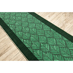 Acheter RUGSX Triangles de couloir LISCIE feuilles antidérapants, vert gomme 57cm 57x310 cm