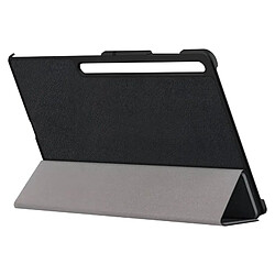 Avizar Housse pour Samsung Tab S9 Ultra Support Mise en veille Smart Cover Noir