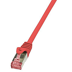 LogiLink Câble patch, Cat. 6, S/FTP, 1 m, rouge ()