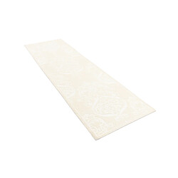 Vidal Tapis de couloir en laine 297x84 beige Darya