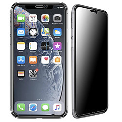 Avizar Film Écran iPhone XR Verre Trempé Biseauté Anti-espion Bord noir