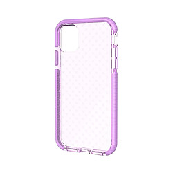 Avis Wewoo Coque Souple Pour iPhone 11 Pro Grid Pattern Shockproof Transparent TPU Housse de protection Violet