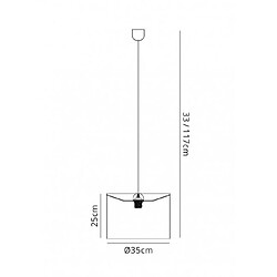 Avis Luminaire Center Suspension Dako Noir 1 ampoule 32,5cm