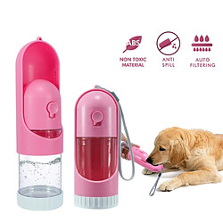 Avis Universal Tasse pliable pour animaux domestiques multifonctionnelle avec fermeture à serrure étanche aux fuites Conception de la bouteille de sortie Répartiteur d'eau portable | Nourriture pour chiens