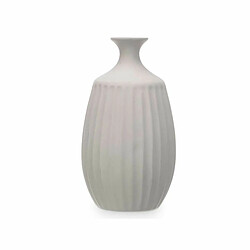 Avis Gift Decor Vase Gris Céramique 21 x 39 x 21 cm (2 Unités) Rayures