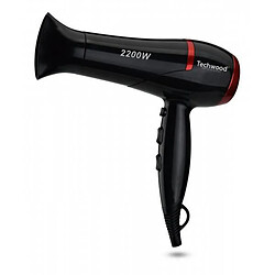 Acheter Techwood Sèche Cheveux "Pro" 2200W Noir 3 températures + 3 Brosses Désign