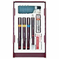 Cameo Rotring ISOGRAPH juniors Pen affecté 0,20 / 0,30 / 0,50 et crayon Tikky